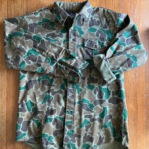 Vintage Woolrich Camo Heavy Cotton L BAPE